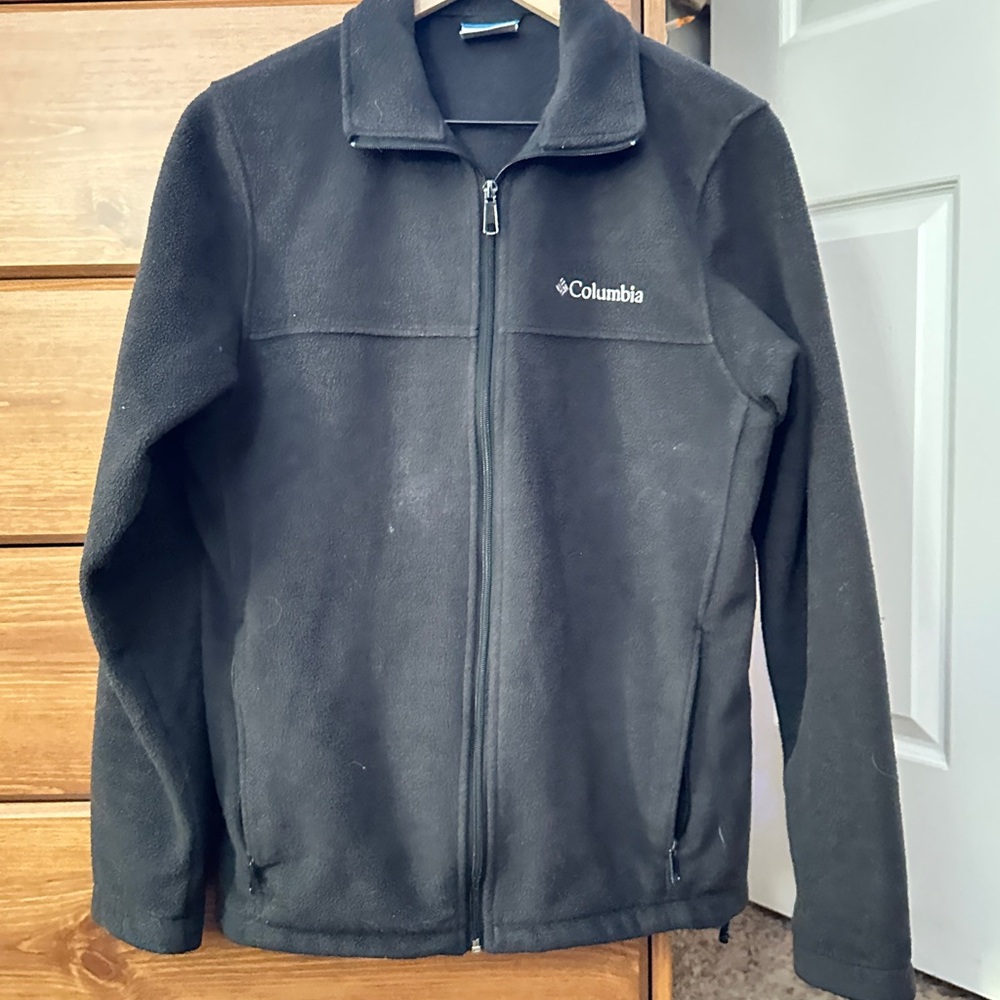 Columbia Black Full-Zip Fleece Jacket